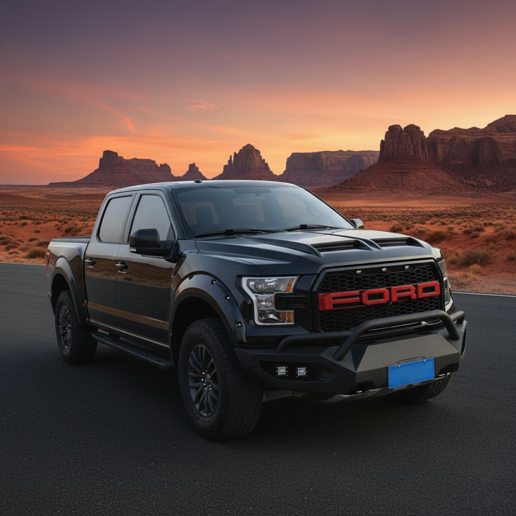 Steel Hood – RAM AIR Style (F150 15-20)
