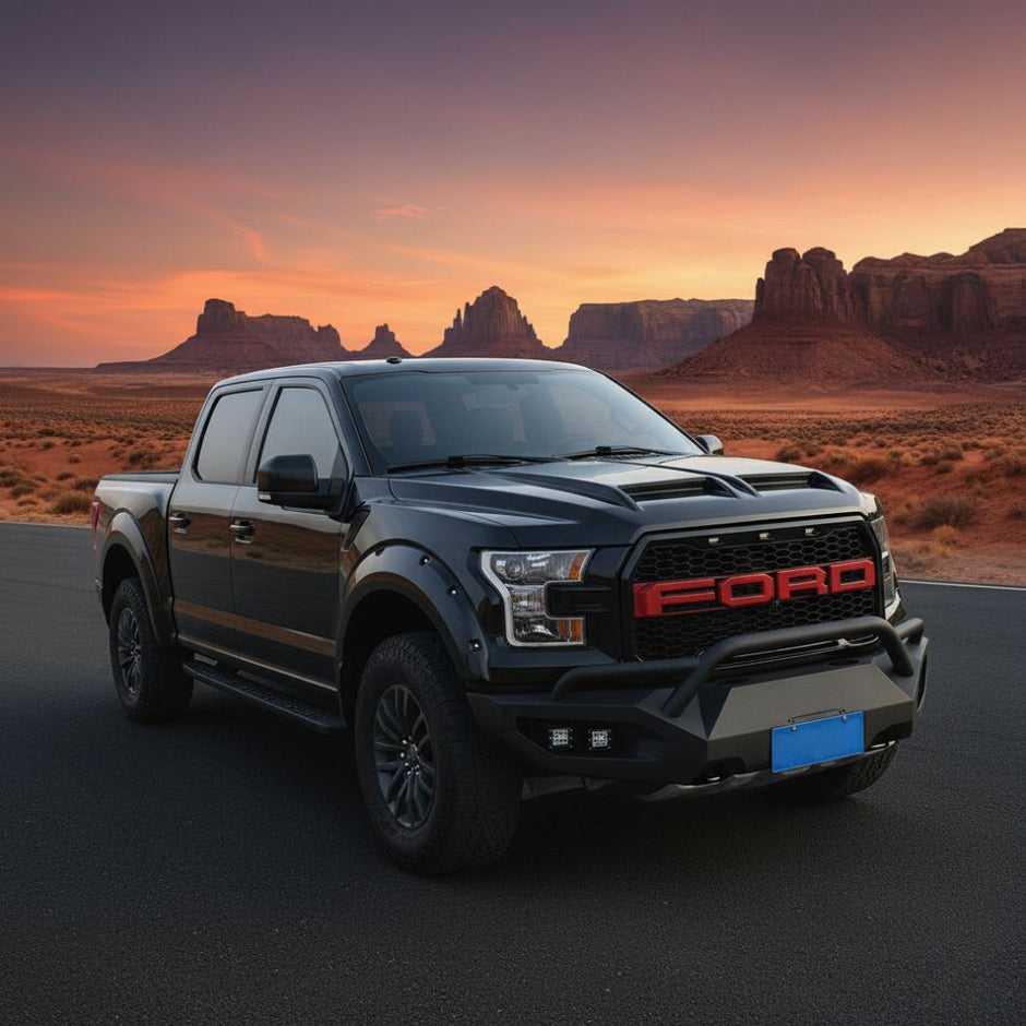 Steel Hood – RAM AIR Style (F150 15-20)