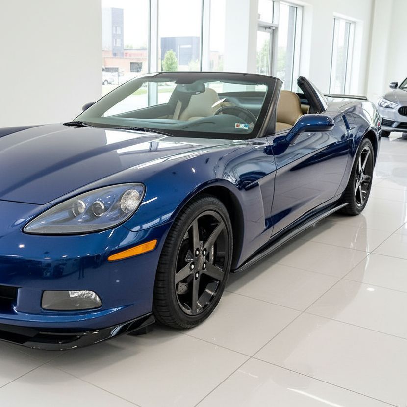 Side Skirts – ZR1 Style – Gloss Black (CORVETTE C6 05-13)