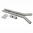 H-rör/Resonatorborttagning Stainless Resonator Delete H-Pipe – Ford Mustang 2015-2026 GT