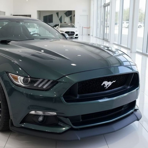 Hakspoiler/Läppspoiler – Frontläpp – Matte Black – Ford Mustang 2015-2017