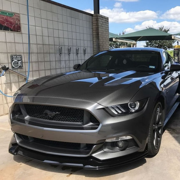 Hakspoiler/Läppspoiler – Frontläpp – Gloss Black – Ford Mustang 2015-2017