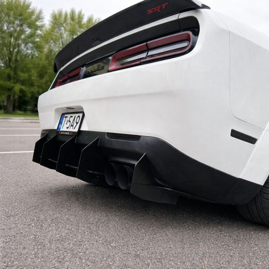 Diffuser Extension with Fins