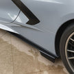 Side Skirts – V2 Style – Gloss Black (CORVETTE C8 20-26 Stingray)
