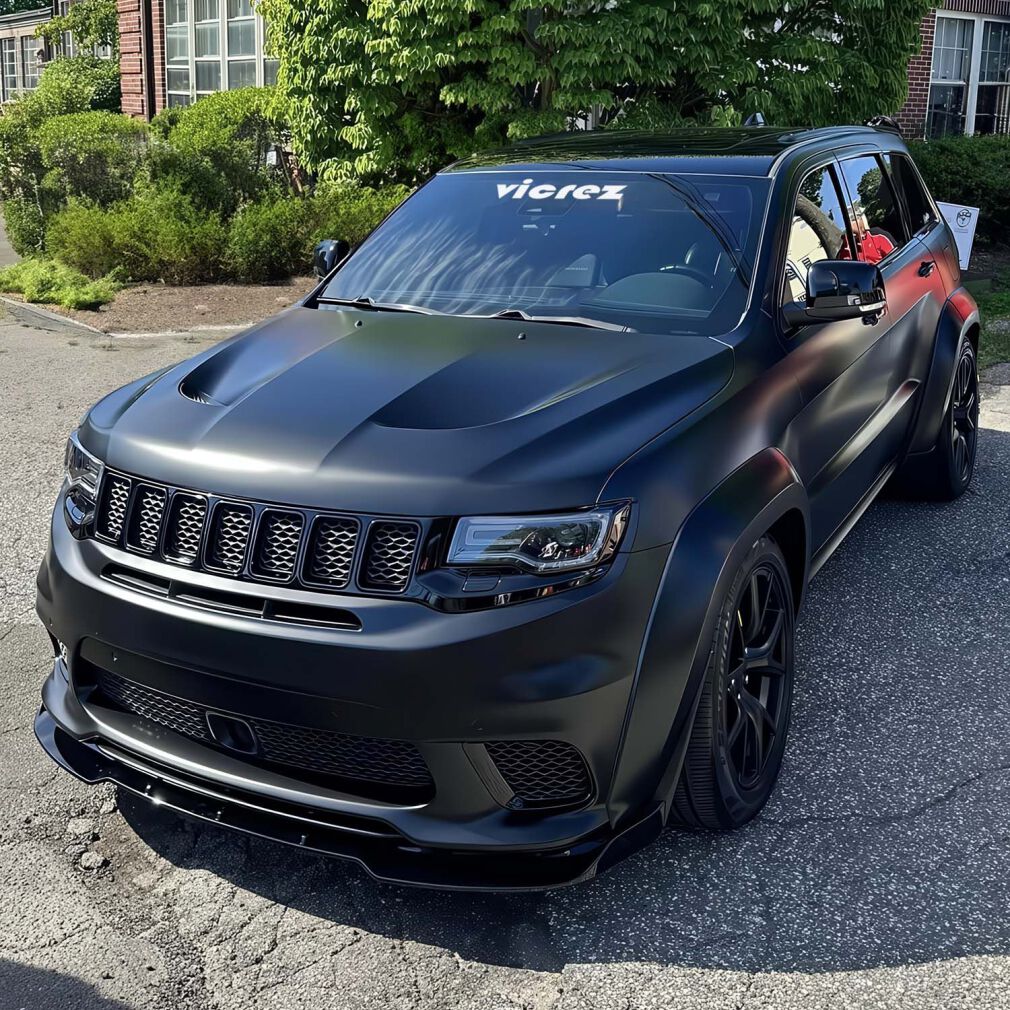 Widebody Fender Flares Set + Splitter (GRAND CHEROKEE 2014-2021 TRACKHAWK)