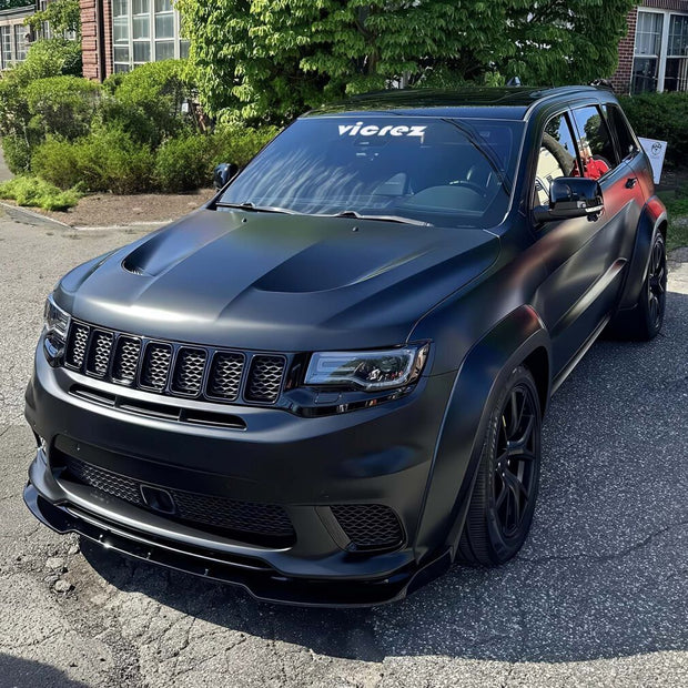 Widebody Fender Flares Set + Splitter (GRAND CHEROKEE 2014-2021 TRACKHAWK)