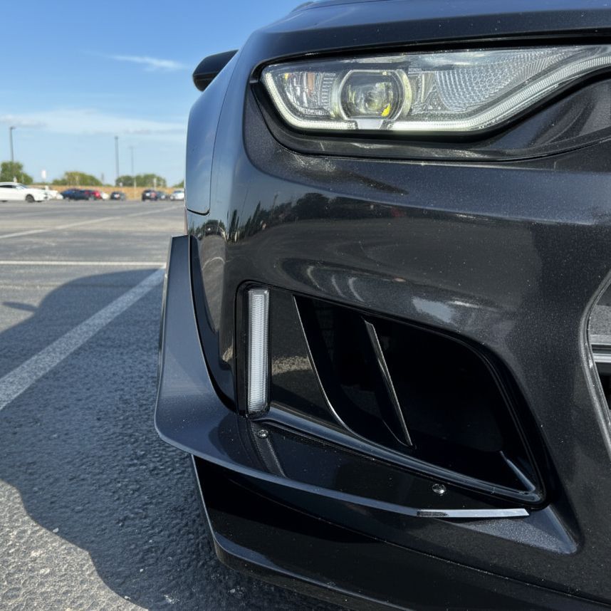 Frontstötfångare ZL1-stil blanksvart – Chevrolet Camaro 2016-2023