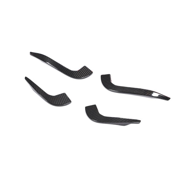 Främre canards i carbon för Audi A3 8V S line Sedan / RS3 2017–2019