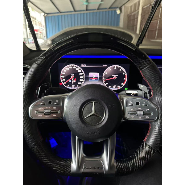 Magnetiska växelpaddlar i carbon för Mercedes-Benz AMG A45/CLA45/C63/E63/S63