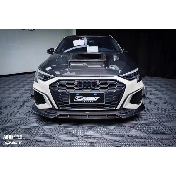 Motorhuv i carbon för Audi A3/S3/RS3 8Y Sedan 2020–2023