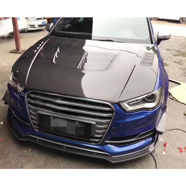 Motorhuv i carbon för Audi A3 8V S line Sedan 2014–2016 variant 2 – bild 3