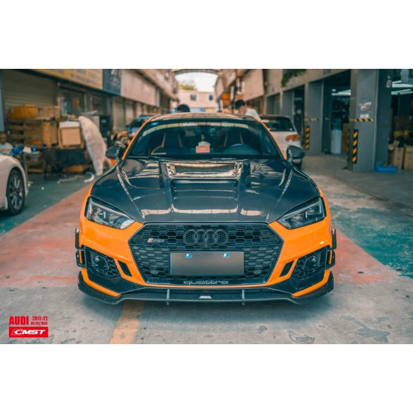 Motorhuv i carbon för Audi A5/S5/RS5 B9 & B9.5 2017–2024