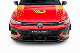 Främre Stötfångare Wings (Canards) för Volkswagen Golf GTI Clubsport Mk8 Facelift