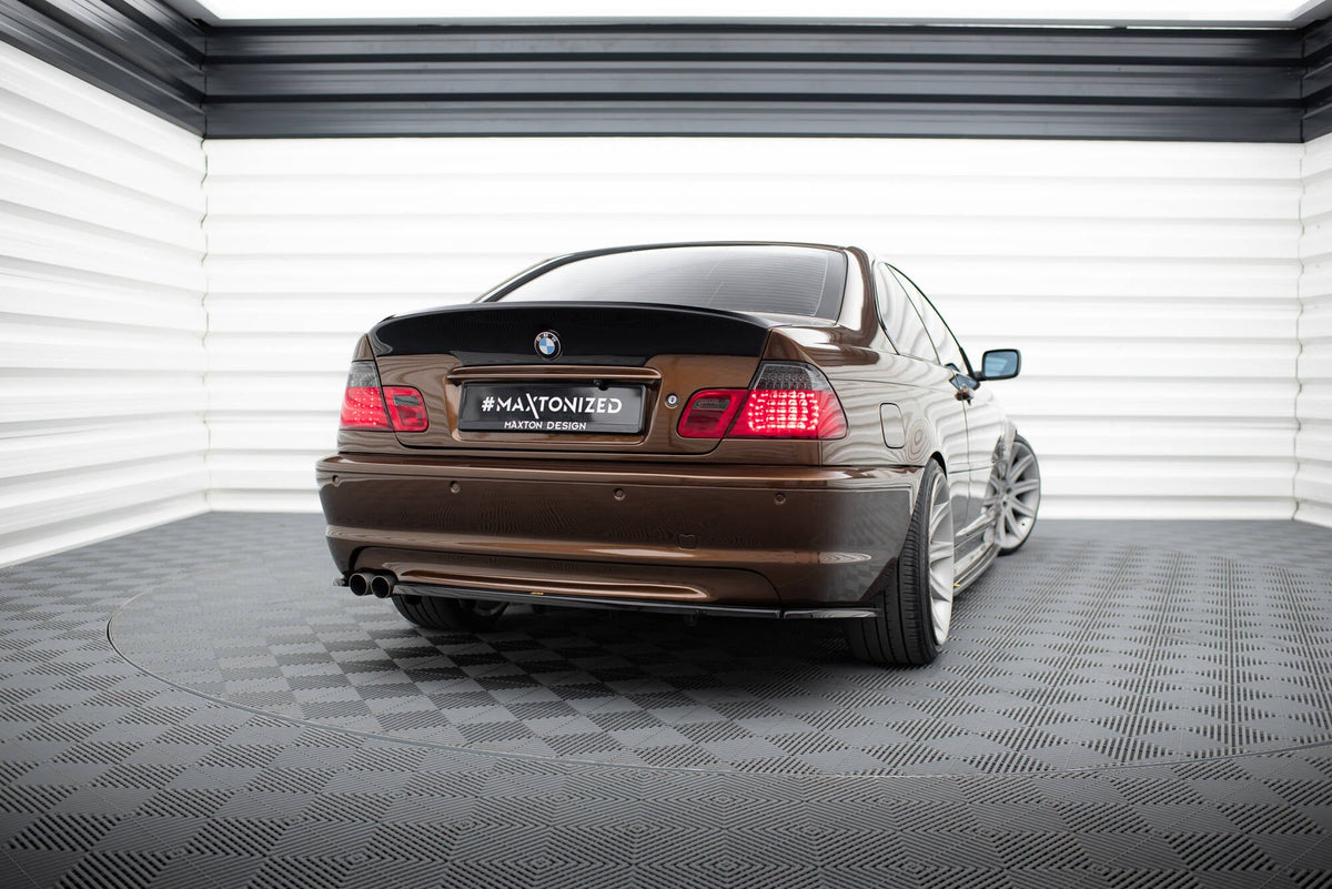 Bakre Splitter för BMW 3 E46 MPACK Coupe (with vertical bars)