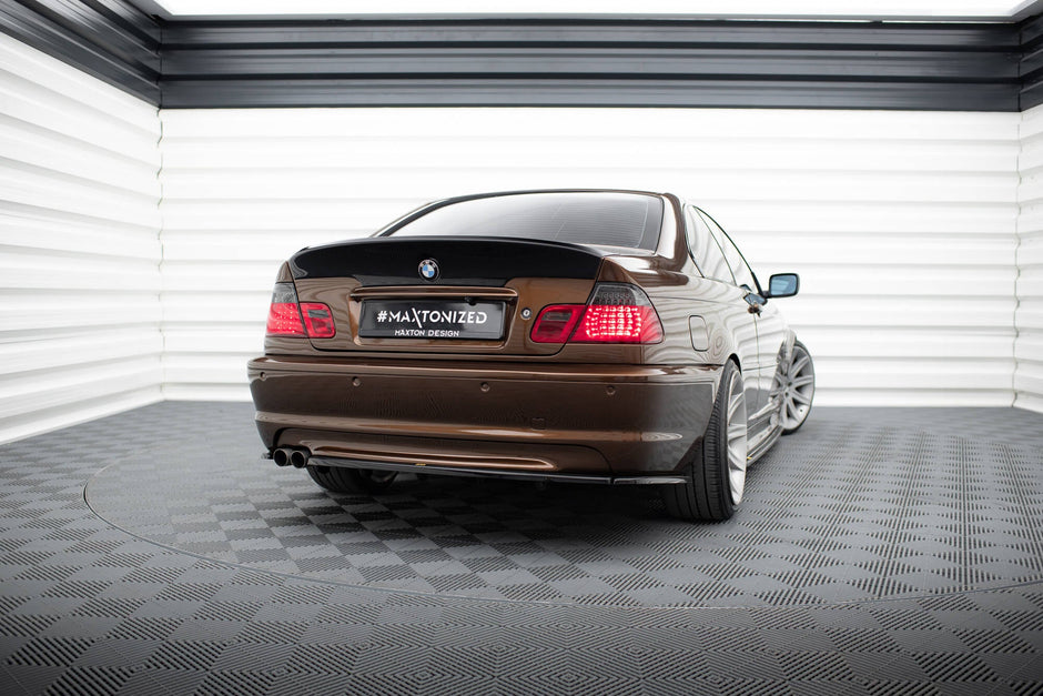 Bakre Splitter för BMW 3 E46 MPACK Coupe (with vertical bars)