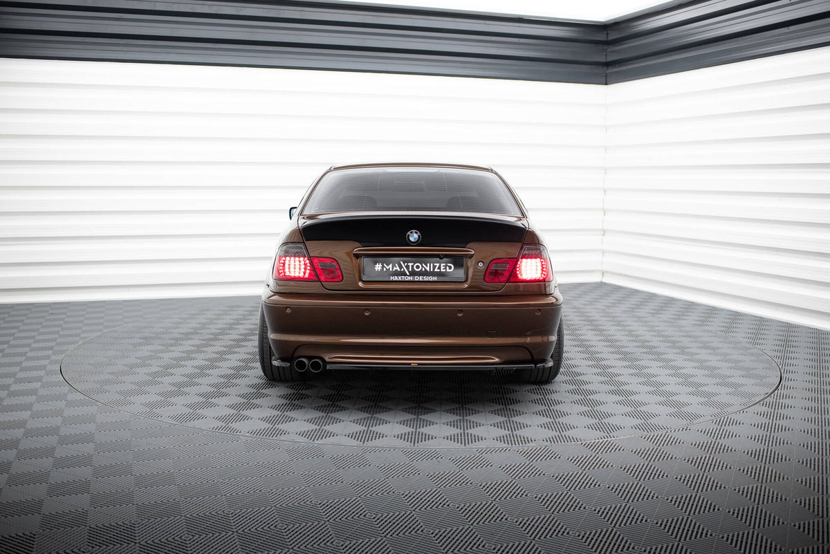 Bakre Splitter för BMW 3 E46 MPACK Coupe (with vertical bars)