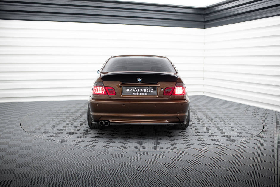 Bakre Splitter för BMW 3 E46 MPACK Coupe (with vertical bars)