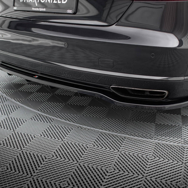 Bakre Splitter (With Vertical Bars) för Audi A8 D4 Facelift