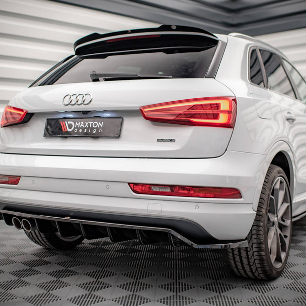 Bakre Splitter (With Vertical Bars) för Audi Q3 Sport 8U Facelift
