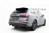 Bakre Splitter (With Vertical Bars) för Audi Q7 S-Line Mk2 Facelift 2