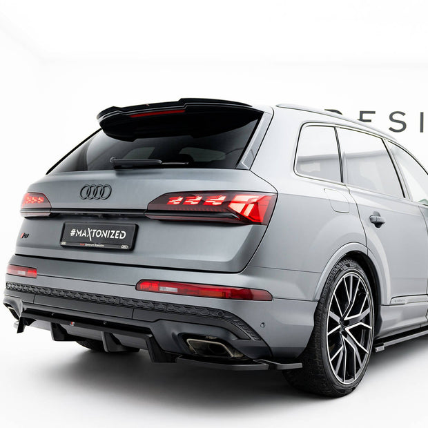 Bakre Splitter (With Vertical Bars) för Audi Q7 S-Line Mk2 Facelift 2