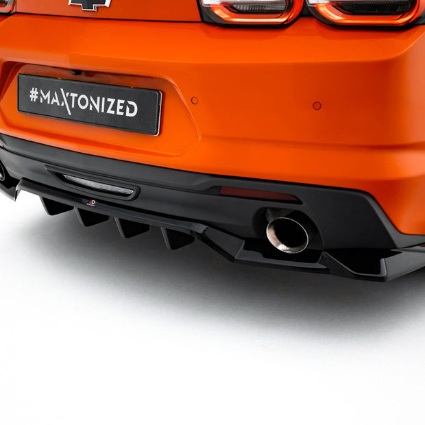Bakre Splitter (With Vertical Bars) för Chevrolet Camaro SS Mk6 Facelift