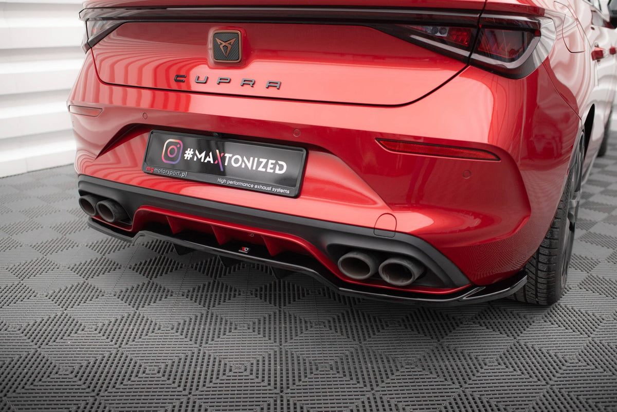 Bakre Splitter (With Vertical Bars) för Cupra Leon Hatchback Mk1
