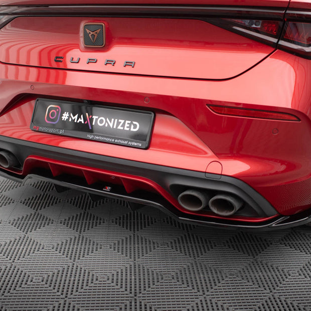 Bakre Splitter (With Vertical Bars) för Cupra Leon Hatchback Mk1