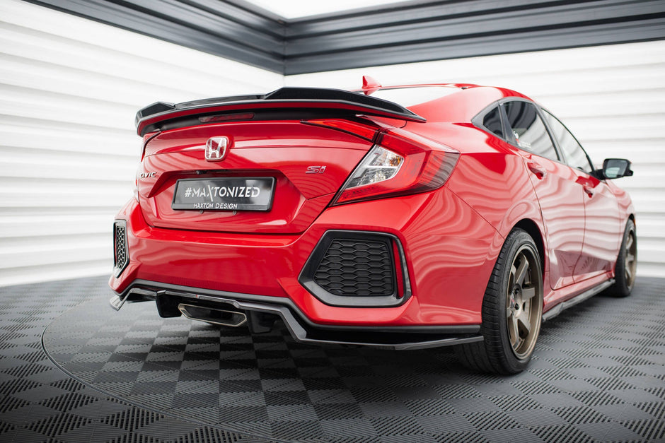 Bakre Splitter (With Vertical Bars) för Honda Civic SI Mk10