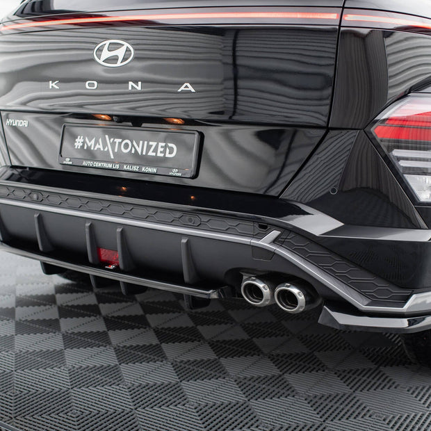 Bakre Splitter (With Vertical Bars) för Hyundai Kona N-Line Mk2