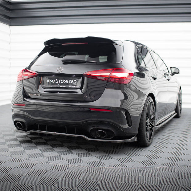 Bakre Splitter (With Vertical Bars) för Mercedes-AMG A35 Hatchback W177