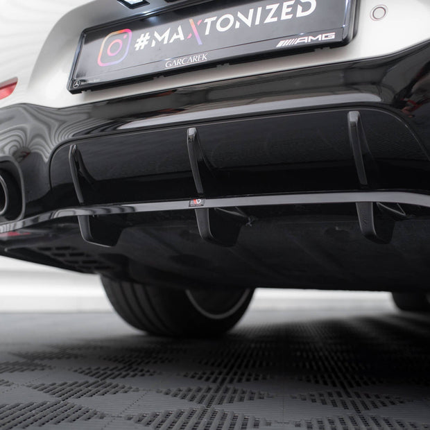 Bakre Splitter (With Vertical Bars) för Mercedes-AMG GT 43 4 Door Coupe V8 Styling Package X290