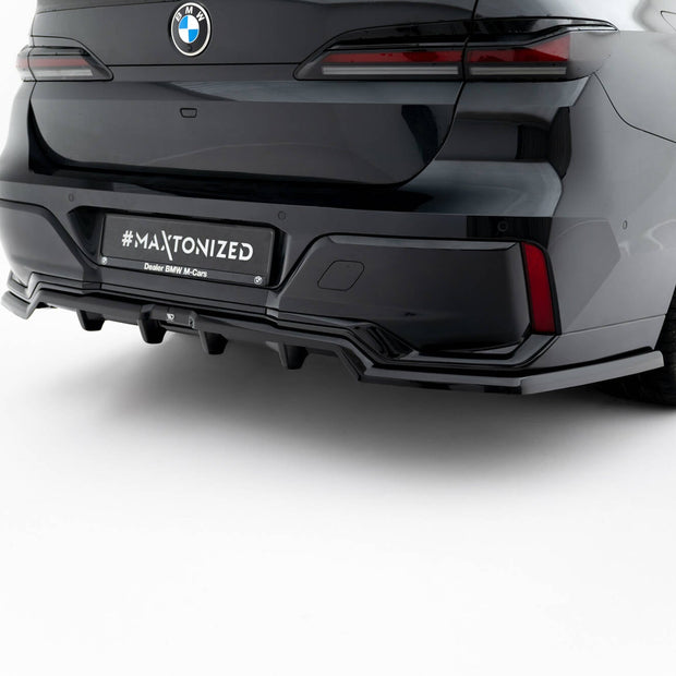Bakre Splitter (With Vertical Bars) V.1 för BMW 7 M-Pack G70