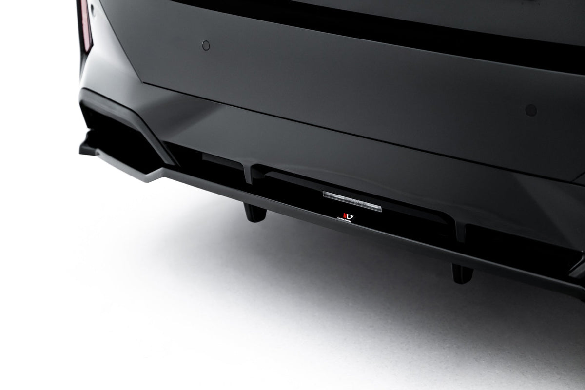 Bakre Splitter (With Vertical Bars) V.2 för BMW 5 / i5 M-Pack Sedan / Touring G60 / G61