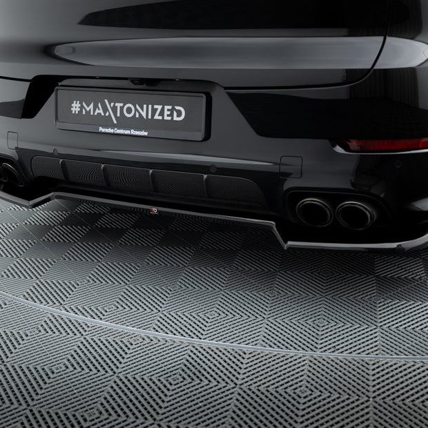 Bakre Splitter för Porsche Cayenne SUV / Coupe Mk3 Facelift