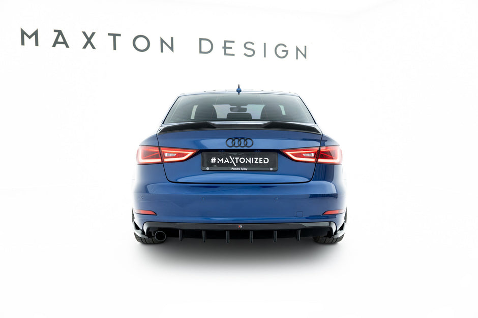 Rear Valance för Audi A3 Sedan 8V (Version with single Exhaust tips on one side)