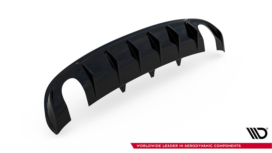 Rear Valance för Audi A4 S-Line Sedan / Avant B8 (Version with single Exhaust tips on both sides)