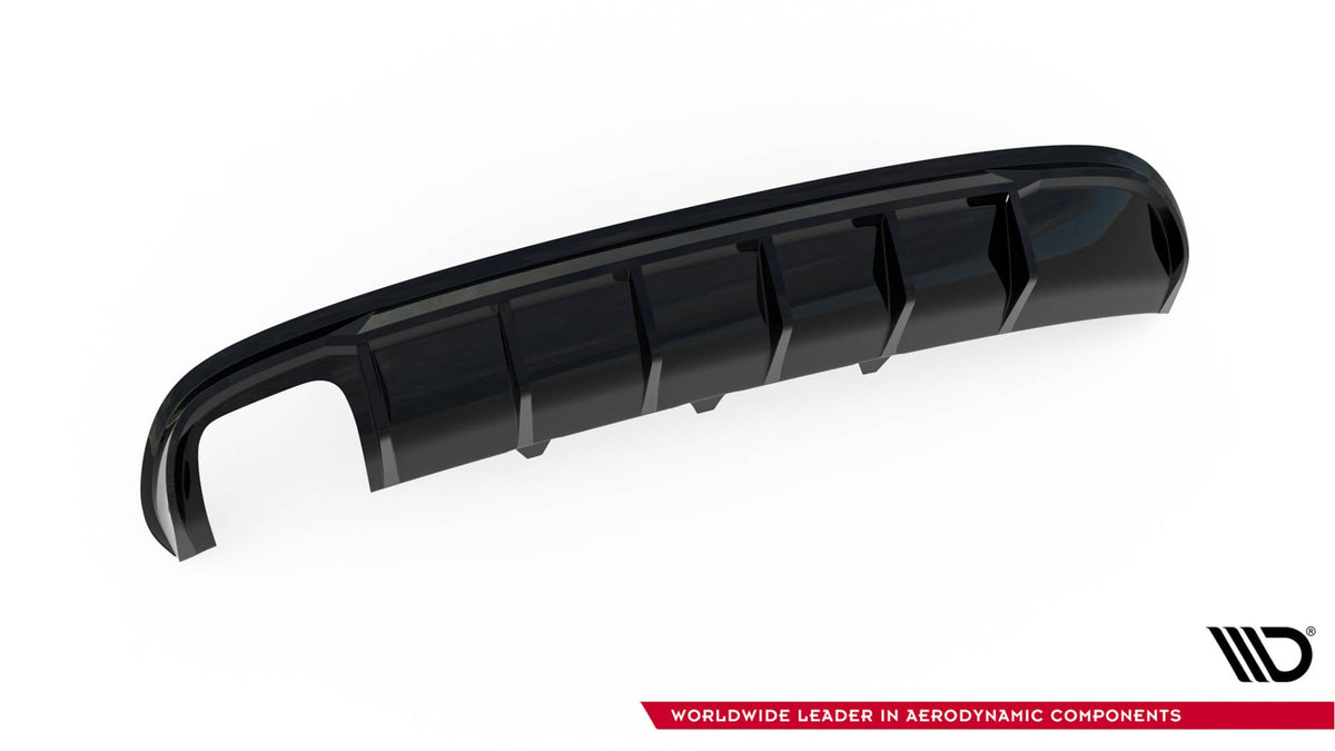 Rear Valance för Audi A4 S-Line Sedan / Avant B8 (Version with dual Exhaust tips on one side)