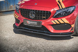 Street Pro Frontläpp + Flaps för Mercedes-AMG C43 / AMG-Line Coupe C205