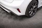 Street Pro Bakre Sidosplitters + Flaps för Ford Focus ST Mk4