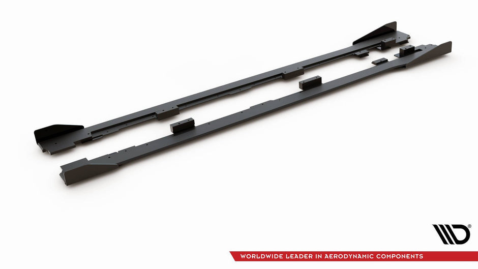 Street Pro Sidokjolar Diffusers + Flaps för Volkswagen Golf GTI Mk6