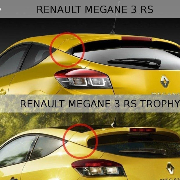 Spoilerläpp för Renault Megane RS Trophy / RS Cup Mk3