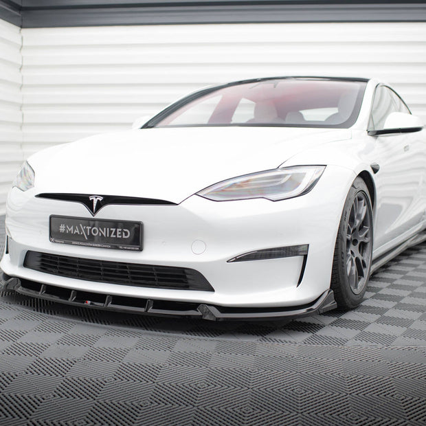 Frontläpp V.1 för Tesla Model S Plaid Mk1 Facelift