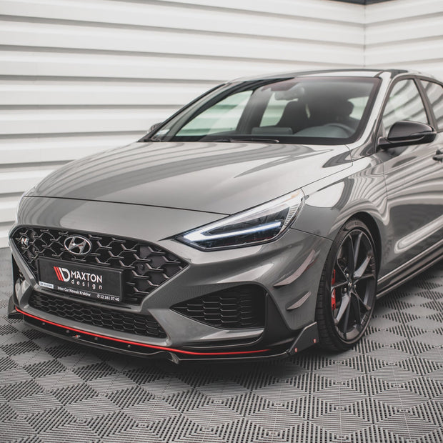 Frontläpp V.1 + Flaps för Hyundai I30 N / I30 N-Line Hatchback/Fastback Mk3 Facelift