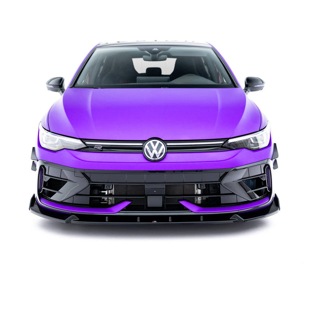 Frontläpp V.3 + Flaps för Volkswagen Golf R Hatchback / Variant Mk8 Facelift