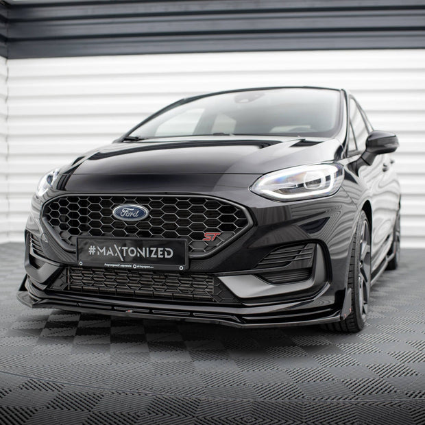Frontläpp V.4 + Flaps för Ford Fiesta ST / ST-line Mk8 Facelift