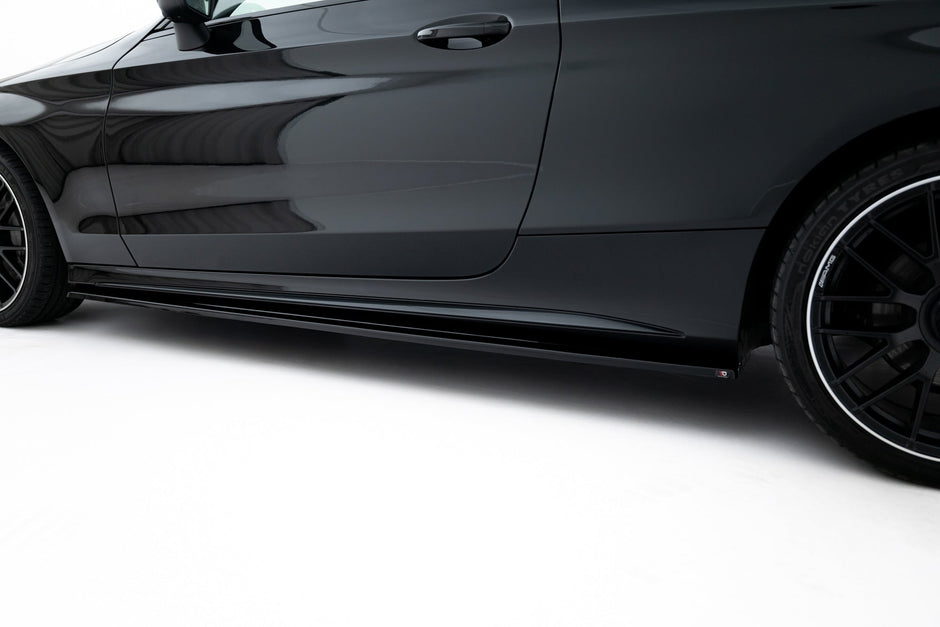 Maxton Design Sidokjolar Mercedes-Benz C Coupe AMG-Line C205 – bild 3