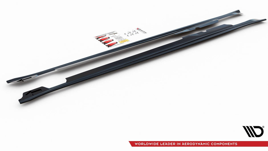 Sidokjolar Diffusers V.2 för Porsche Panamera Turbo 970 Facelift