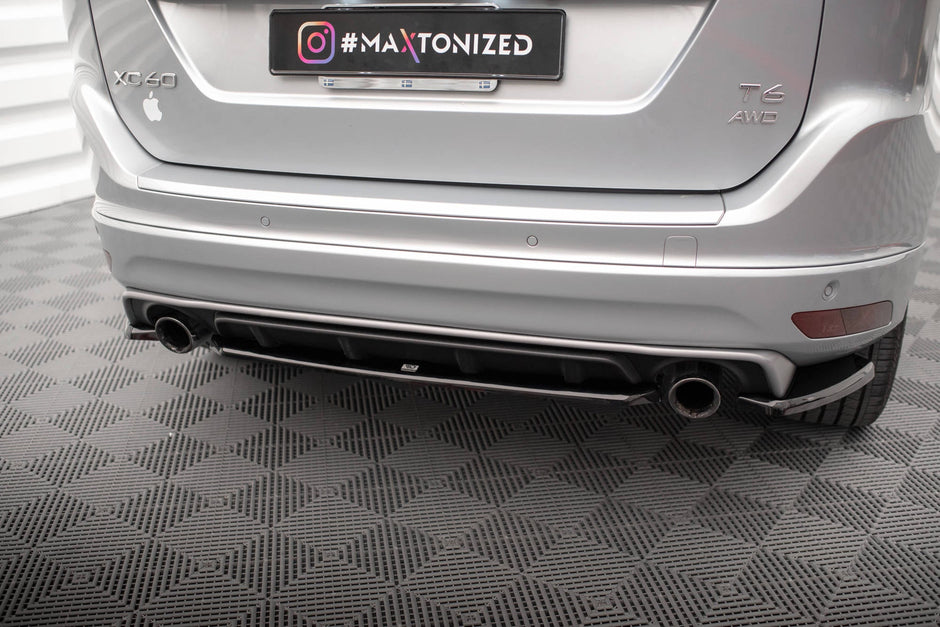 Bakre Splitter för Volvo XC60 R-Design Mk1 Facelift