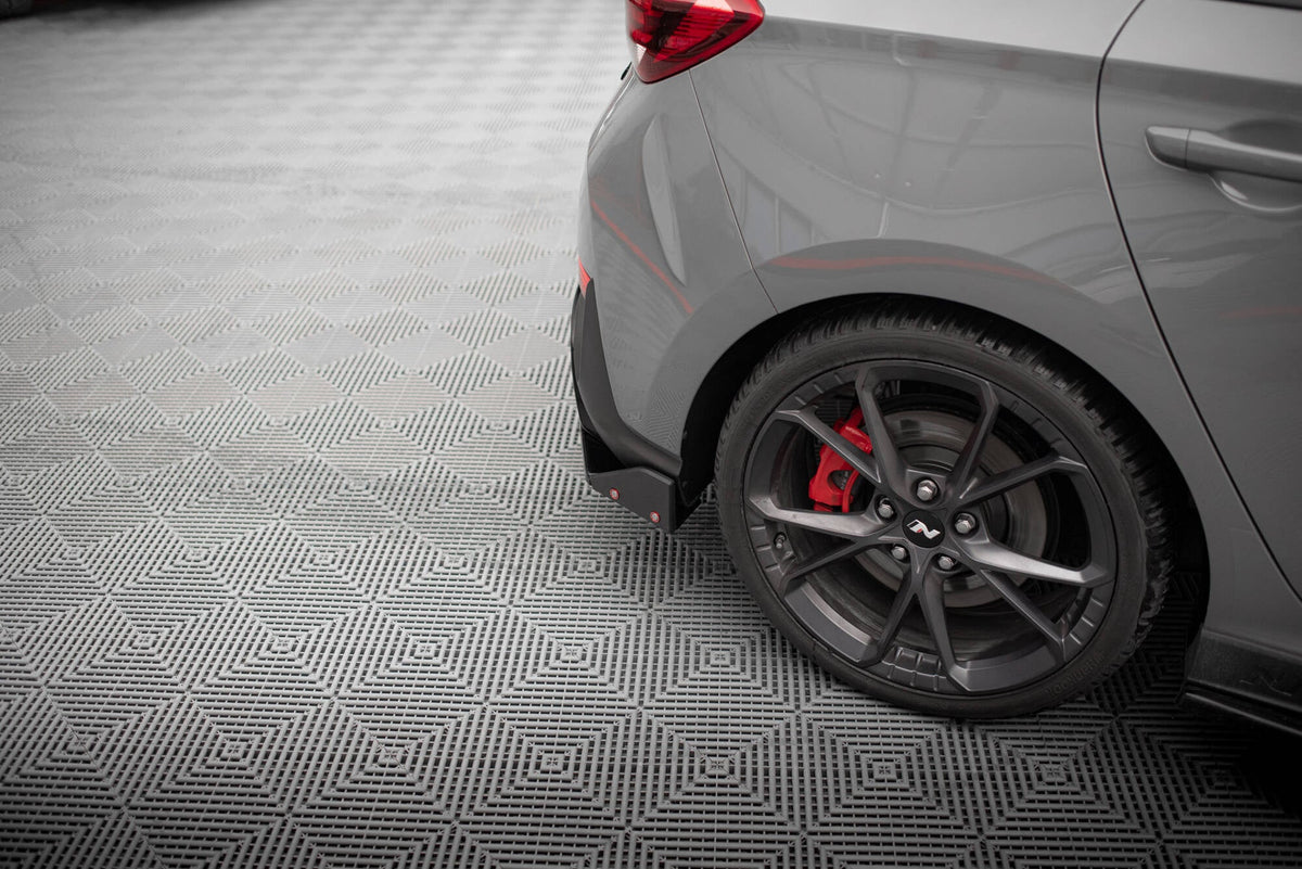 Bakre Sidosplitters V.4 + Flaps för Hyundai I30 N Hatchback Mk3 Facelift